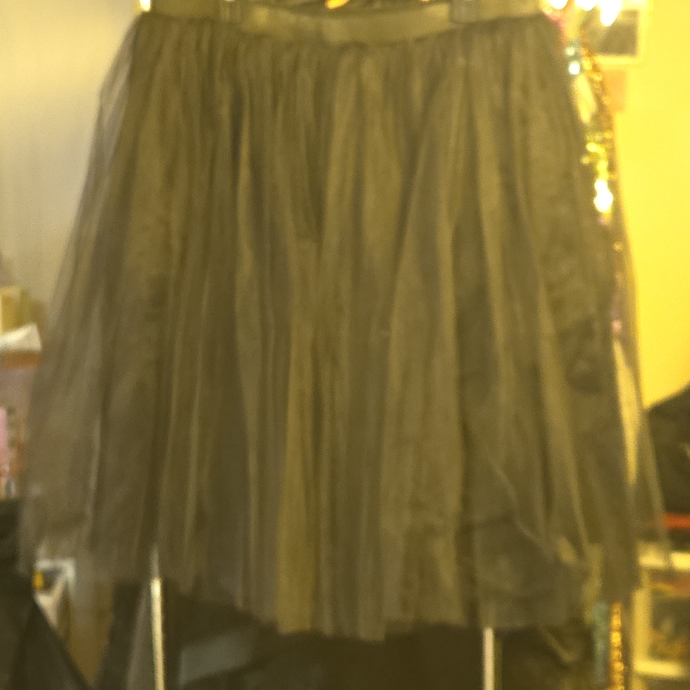 Black Tulle Skirt / Tutu. Knee Length Size 22/24